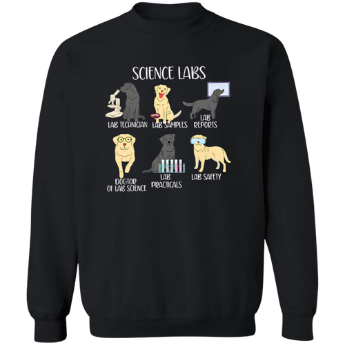 Labrador Retriever Funny Science Teacher Vintage T-Shirt - SWEATSHIRT