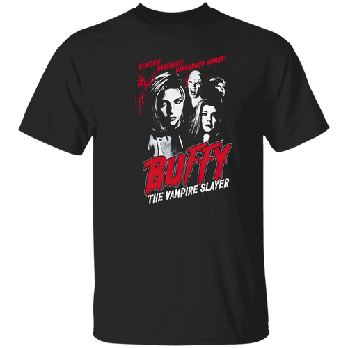 G500 5.3 oz. T-Shirt Buffy The Vampire Slayer Buffy Unisex Vintage T-Shir