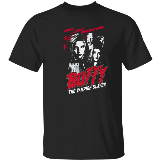 G500 5.3 oz. T-Shirt Buffy The Vampire Slayer Buffy Unisex Vintage T-Shir