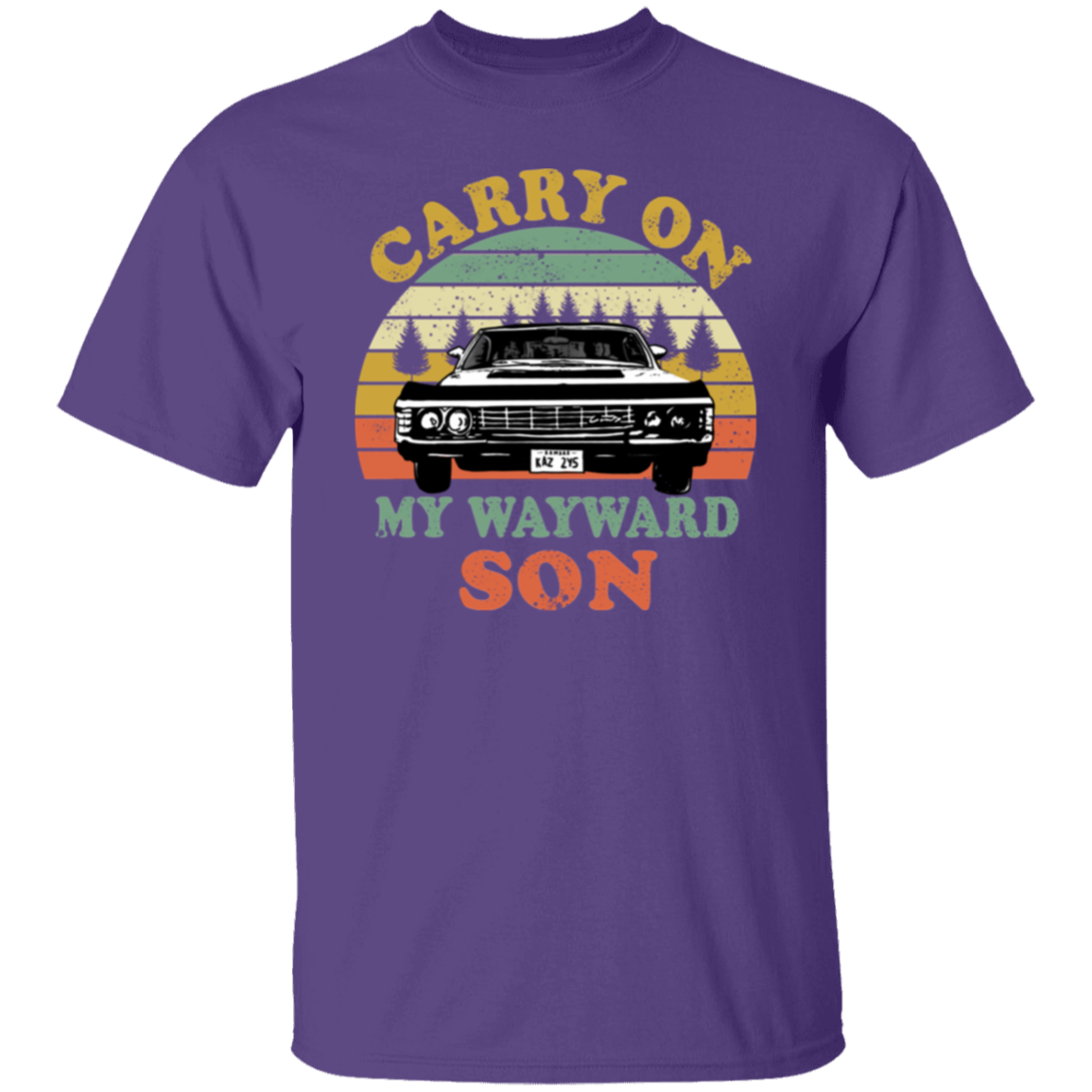 Supernatural Carry On My Wayward Son T-Shirt - leleart