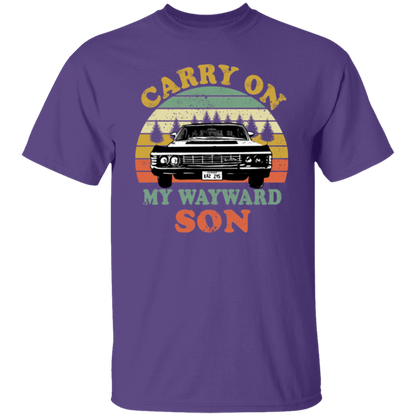 Supernatural Carry On My Wayward Son T-Shirt - leleart