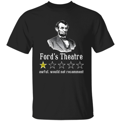 Ford's Theatre Awful Would Not Recommend Teacher Vintage Unisex  T-Shirt - letter