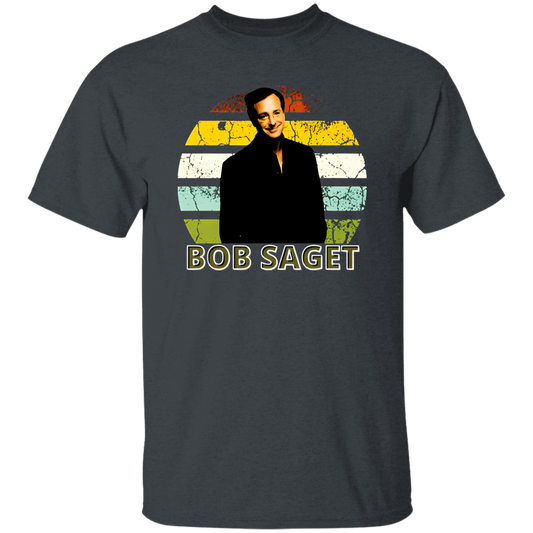 Distressed Design Fuller House Bob Saget Vintage T-Shirt, Bob Saget Shirt, Love Bob Saget Shirt, Funny Bob Saget Shirt	G500 5.3 oz. T-Shirt