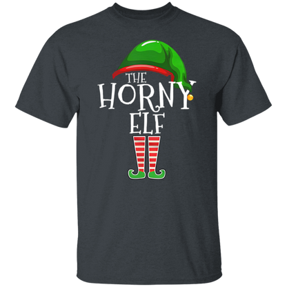 The Horny Elf Family Matching Group Christmas Adult Unisex  T-Shirt - maria