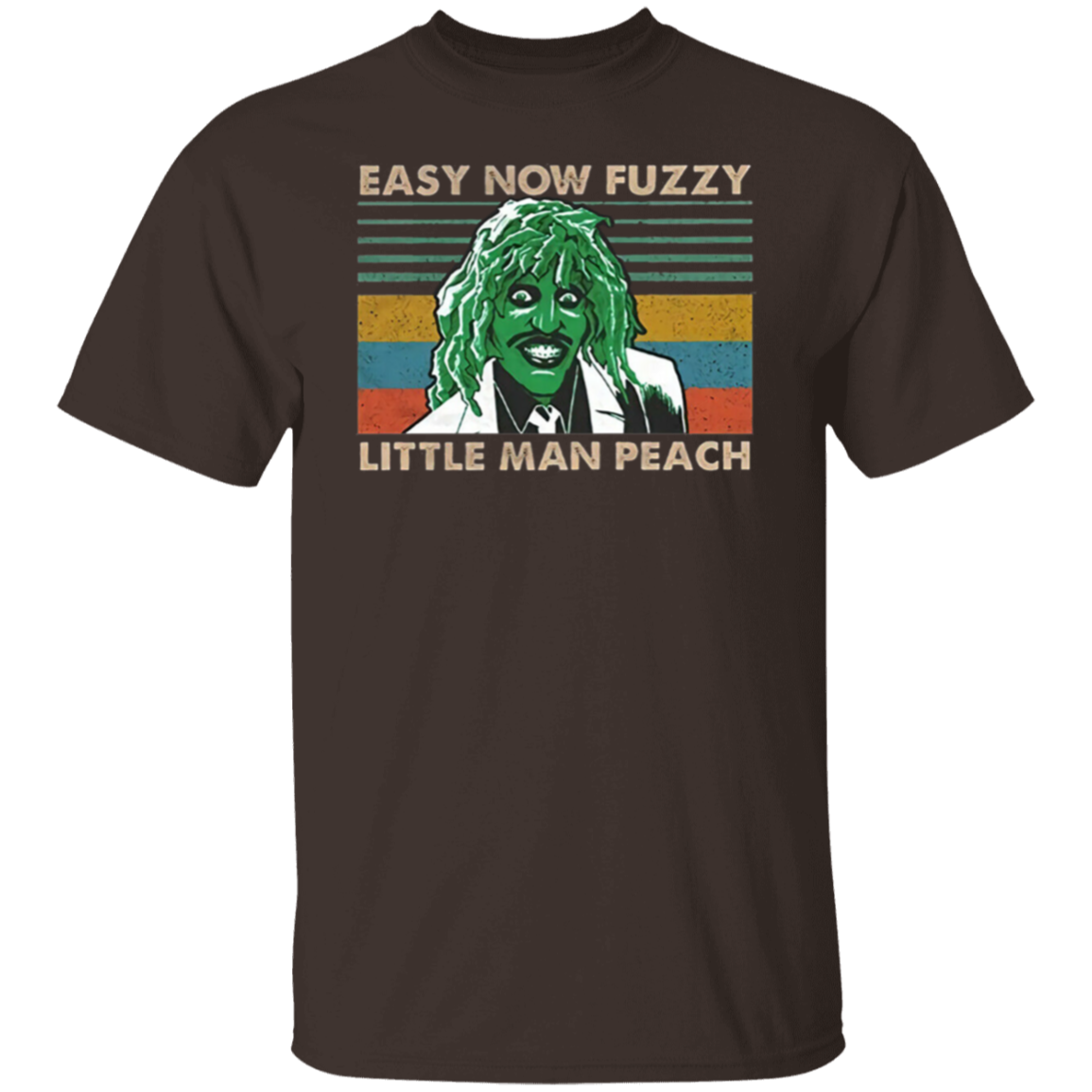 Old Gregg Easy Now Fuzzy Little Man Peach The Mighty Boosh Retro T-Shirt - leleart