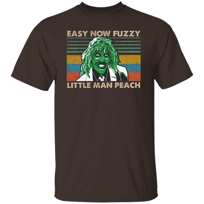 Old Gregg Easy Now Fuzzy Little Man Peach The Mighty Boosh Retro T-Shirt - leleart