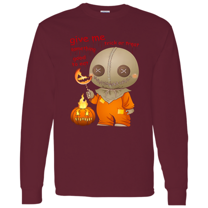 G540 LS T-Shirt 5.3 oz. Give Me Some Thing Good To Ear Sam Trick Or Treat Unisex T-Shirt