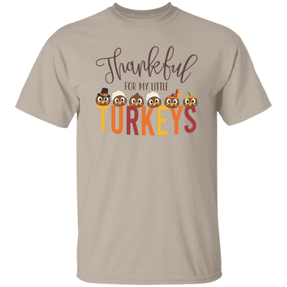 Thankful For My Little Turkeys Teacher  T-Shirt - lapicta