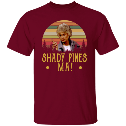 Shady Pines Ma Vintage Retro Vintage T-Shirt