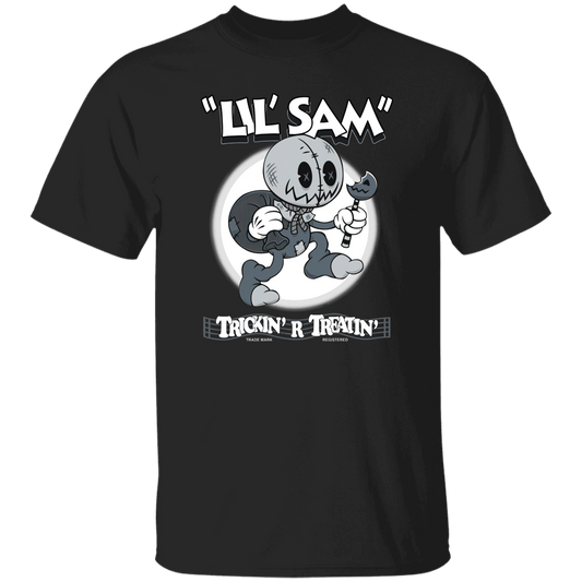 G500 5.3 oz. T-Shirt Lil’ Sam Creepy Cute Trick R Treat Vintage Cartoon Halloween Horror T-Shirt