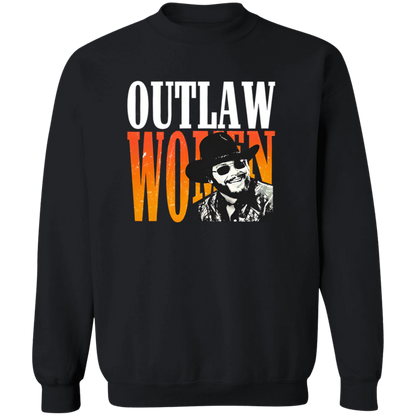G180 Gildan Crewneck Pullover Sweatshirt Hank Williams Jr Outlaw Unisex Vintage T-Shirt