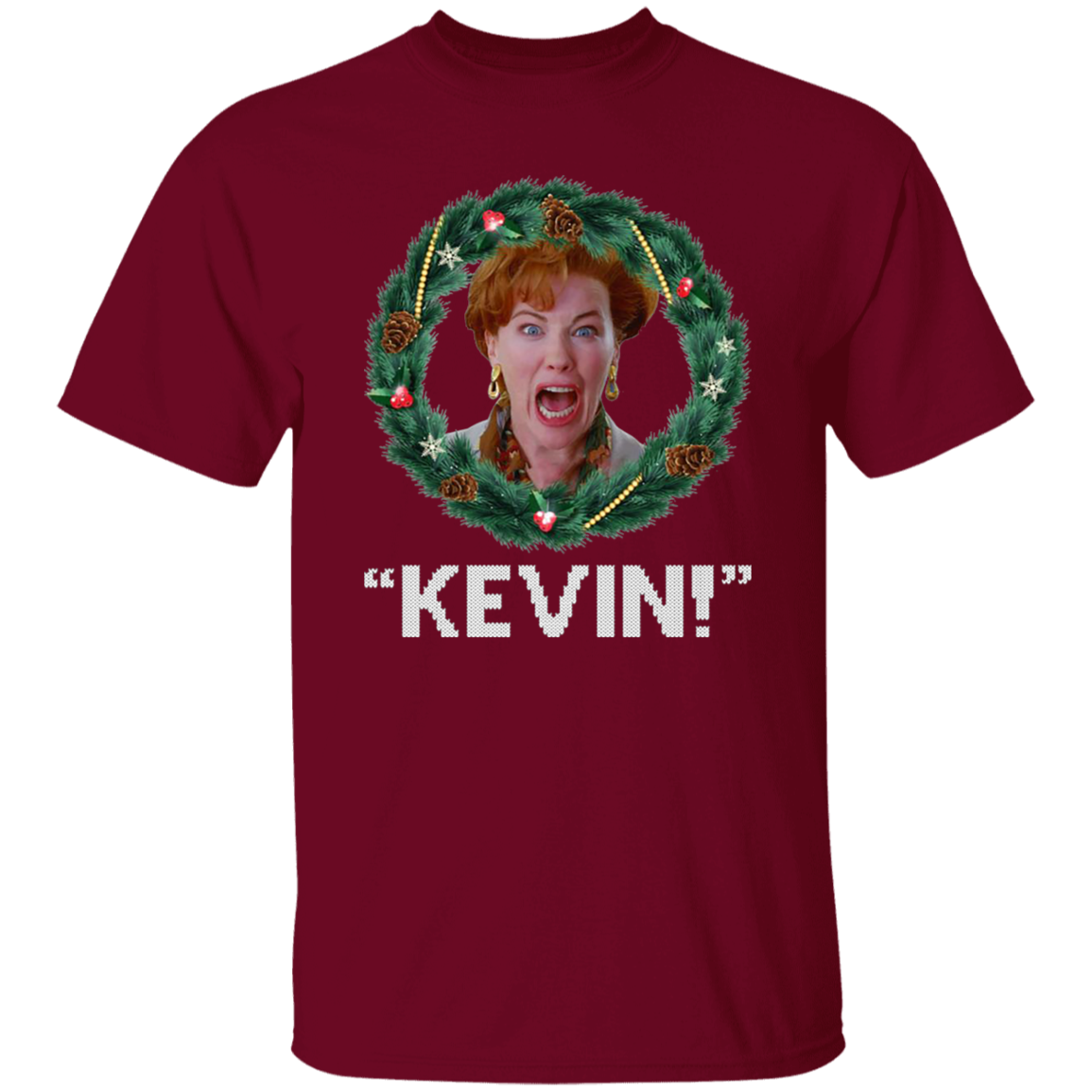 Kevin Home Alone Christmas Vintage T-Shirt, Home Alone Shirt, Comedy Movie Shirt, Christmas Shirt, Christmas Movie Shirt, Kevin Shirt	G500 5.3 oz. T-Shirt