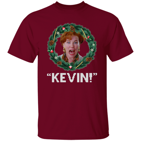 Kevin Home Alone Christmas Vintage T-Shirt, Home Alone Shirt, Comedy Movie Shirt, Christmas Shirt, Christmas Movie Shirt, Kevin Shirt	G500 5.3 oz. T-Shirt
