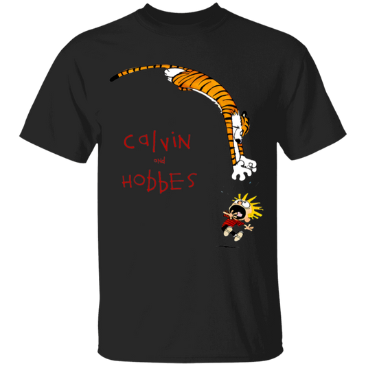 Hobb Jump Art Calvin And Hobbs Youth Shirt