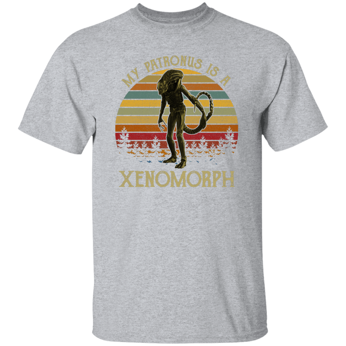 G500 5.3 oz. T-Shirt My Patronus is A Xenomorph Vintage T-shirt