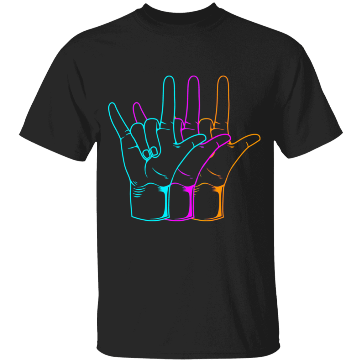 American Sign Language I Love You Asl Youth Shirt
