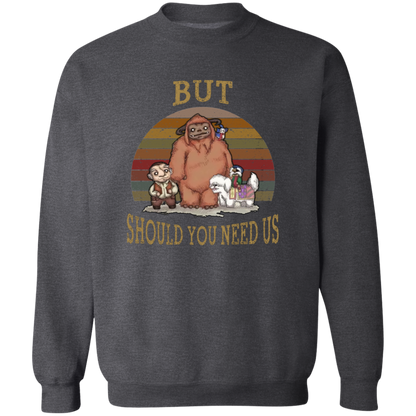 G180 Gildan Crewneck Pullover Sweatshirt But Should You Need Us Ludo Labyrinth And Friends T-Shirt
