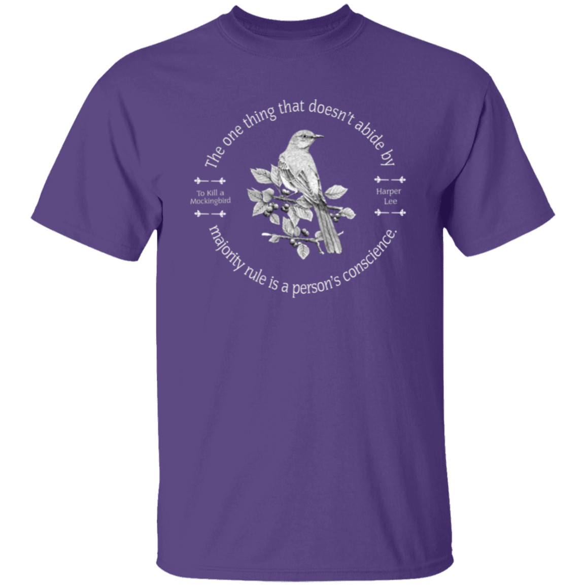 To Kill A Mockingbird Heather Forest Vintage Unisex  T-Shirt - letter