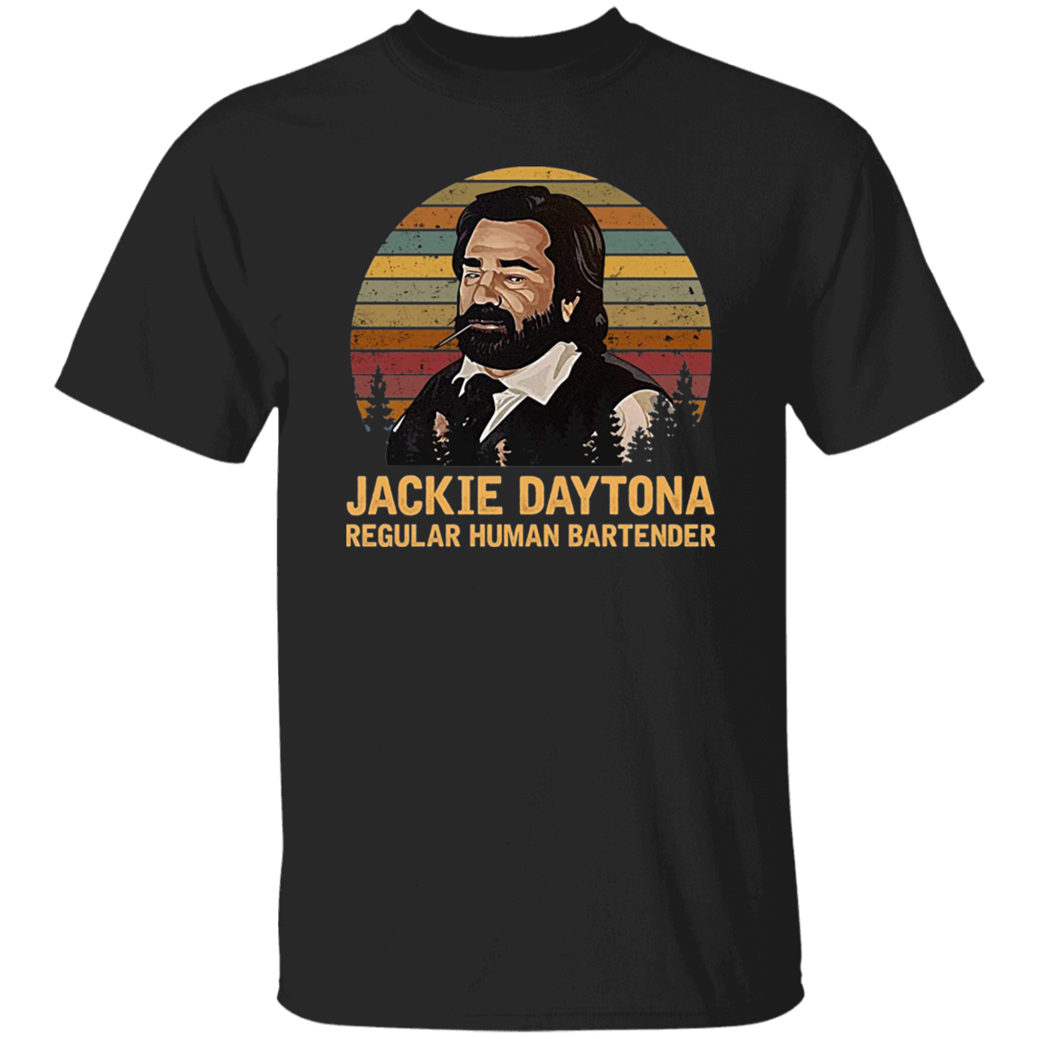 Jackie Daytona Regular Human Bartender Vintage T-Shirt, What We Do in Shadow Shirt, Laszlo Shirt, Gift Tee For You And Your Friends	G500 5.3 oz. T-Shirt