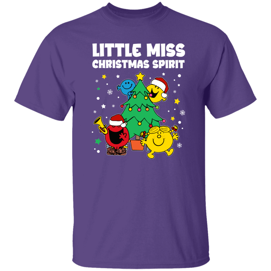 Little Miss Christmas Spirit Teacher  T-Shirt - lapicta
