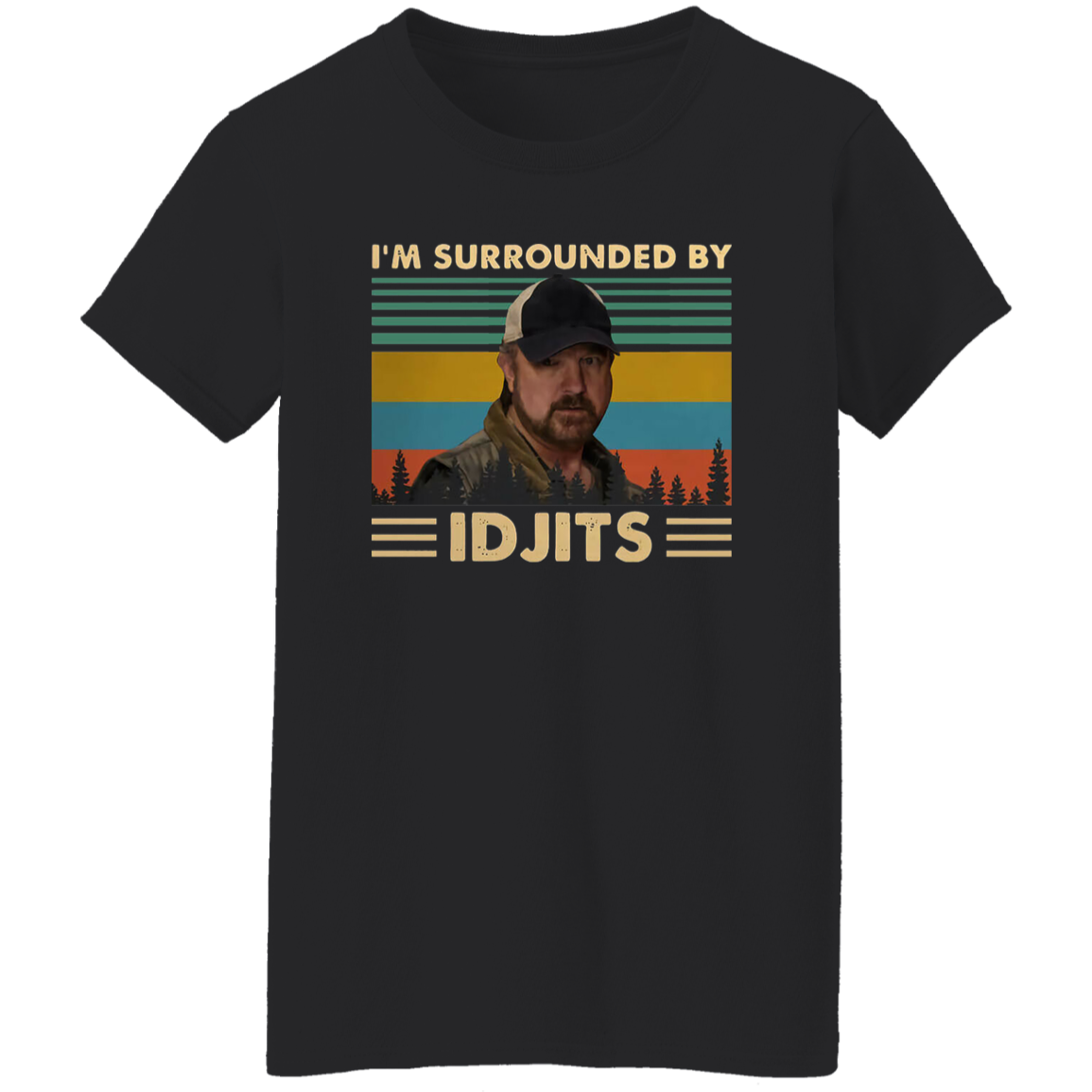Supernatural I’m Surrounded By Idjits Vintage T-Shirt - WOMEN