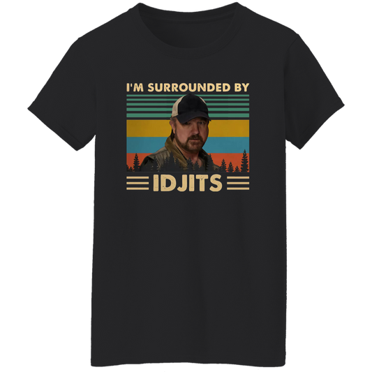 Supernatural I’m Surrounded By Idjits Vintage T-Shirt - WOMEN