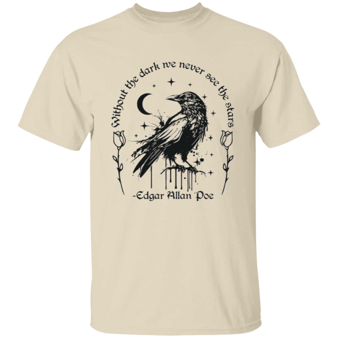Without The Dark We Never See The Stars Teacher Vintage Unisex  T-Shirt - letter