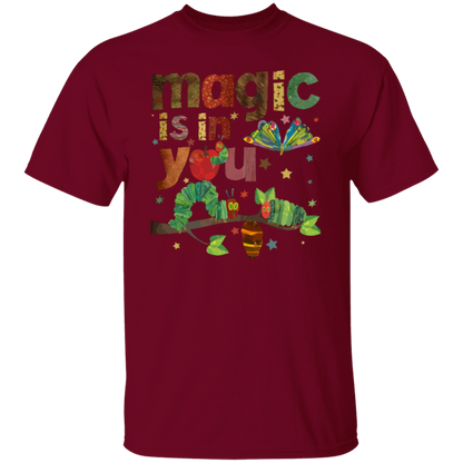 Magic Is In You The Very Hungry Caterpillar And Butterfly Teacher  T-Shirt - lapicta