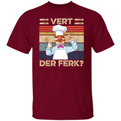 Vert Der Ferk Swedish Chef Retro Vintage  T-Shirt - leleart