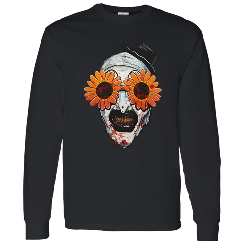 G540 LS T-Shirt 5.3 oz. Art The Clown Terrifier 2 Sunflower Sunglasses Classic T-Shirt