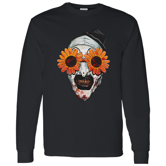 G540 LS T-Shirt 5.3 oz. Art The Clown Terrifier 2 Sunflower Sunglasses Classic T-Shirt