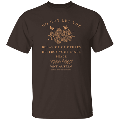 Do Not Let The Behavior Of Others Destroy Your Inner Peace Funny Literature Teacher Vintage T-Shirt
