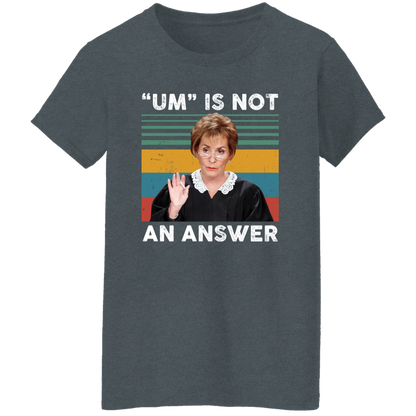 Um Is Not An Answer Vintage Sunset T-Shirt - WOMEN