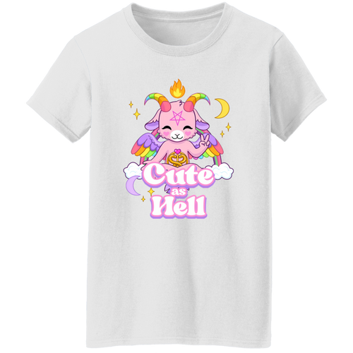 Cute As Hell T-Shirt - ID05092436 - Women