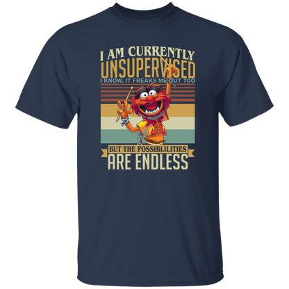 Muppet Show I Am Currently Unsupervised Vintage T-Shirt
