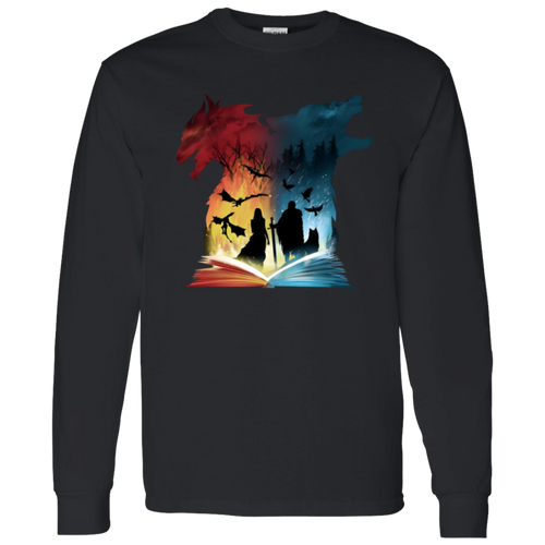 Games Of Thrones Jon Snow And Daenerys Vintage T-Shirt - LONG SLEEVE