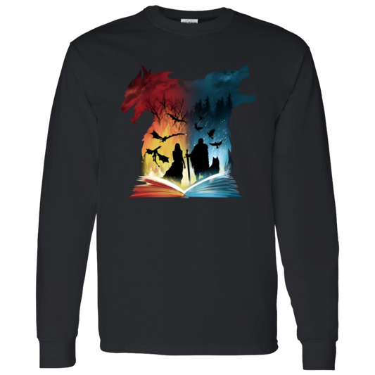 Games Of Thrones Jon Snow And Daenerys Vintage T-Shirt - LONG SLEEVE