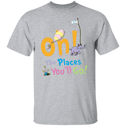 Oh The Places You'll Go T-Shirt - lapicta