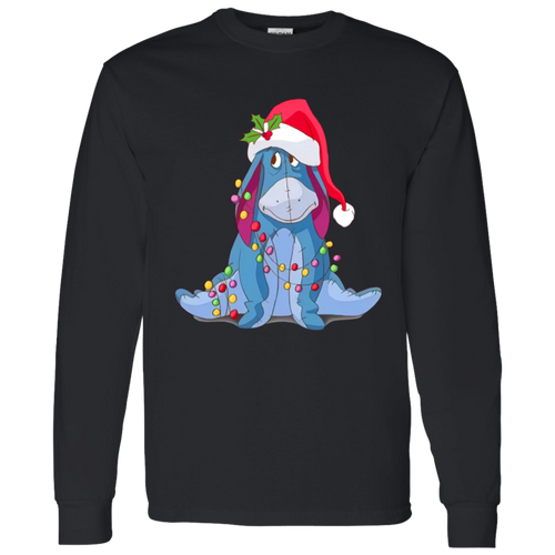 Eeyore Christmas Lights Long Sleeve