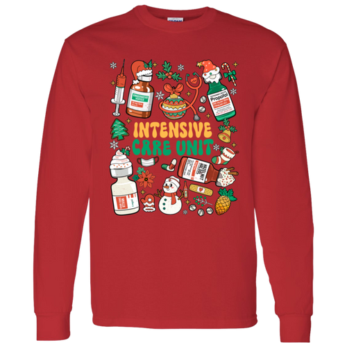 Christmas ICU Nurse Crew Long Sleeve - ID24102419