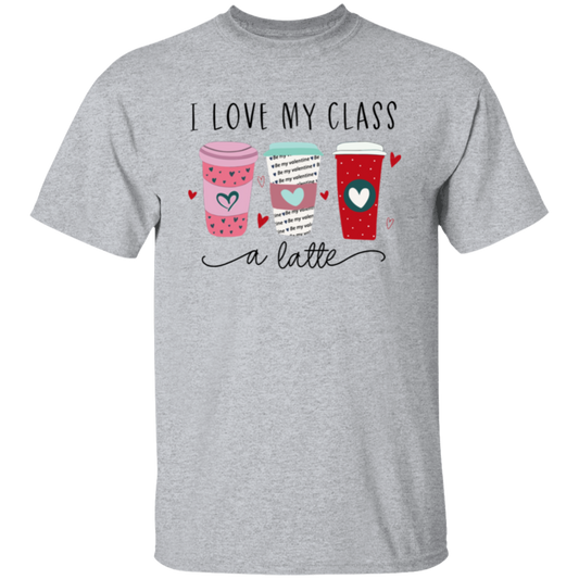 I Love My Class A Latte Teacher Vintage Unisex T-Shirt - letter