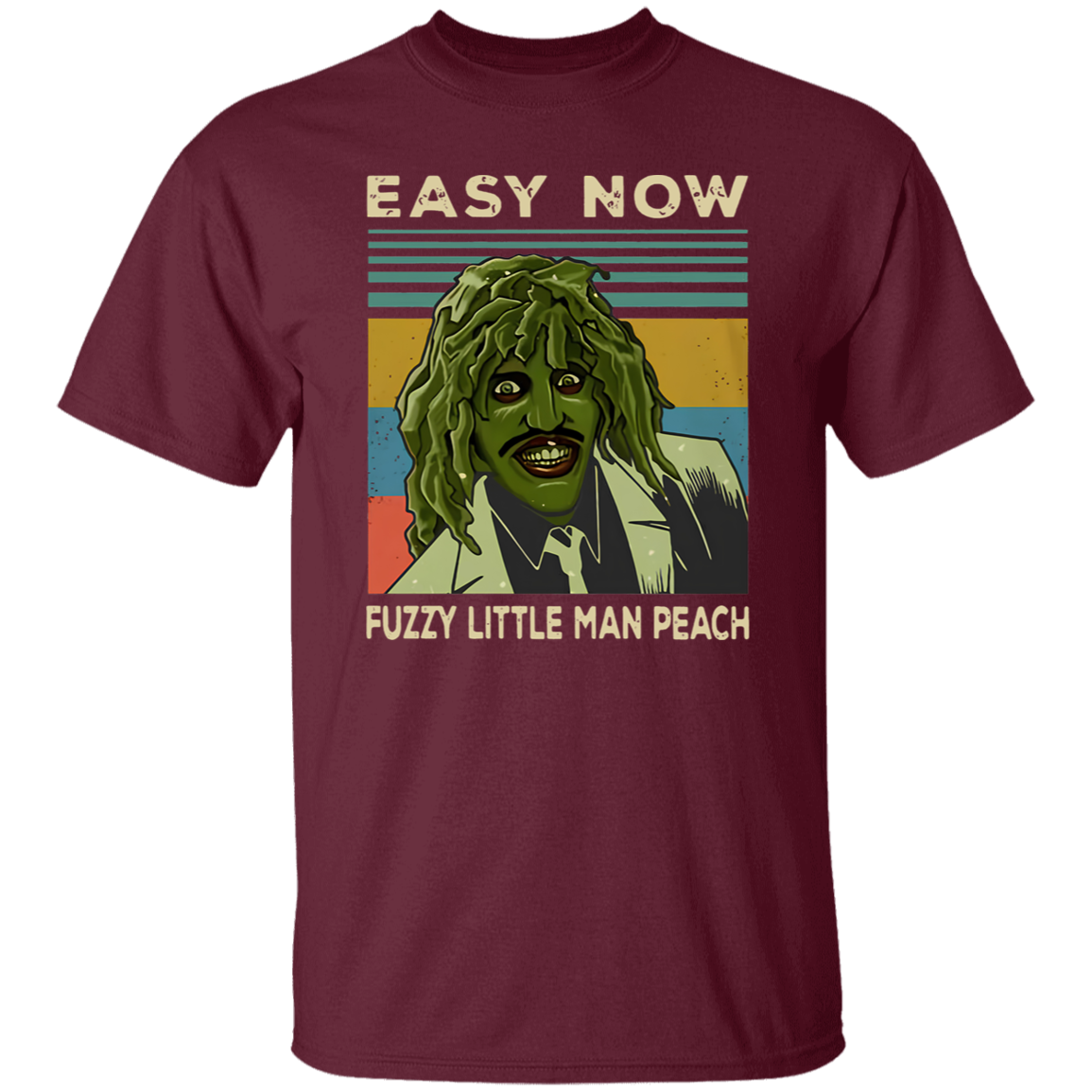 Old Gregg Easy Now Fuzzy Little Man Peach The Mighty Boosh Vintage T-Shirt - leleart