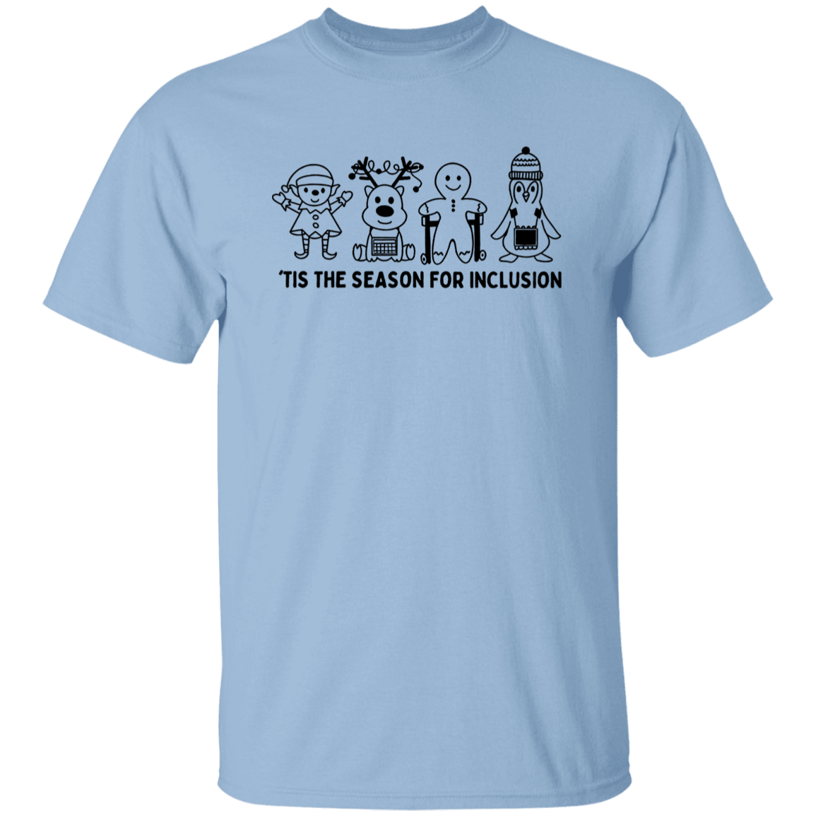 Tis The Season For Inclusion Teacher Vintage T-Shirt