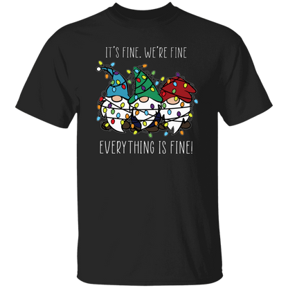 Everything Is Fine Teacher T-Shirt - lapicta