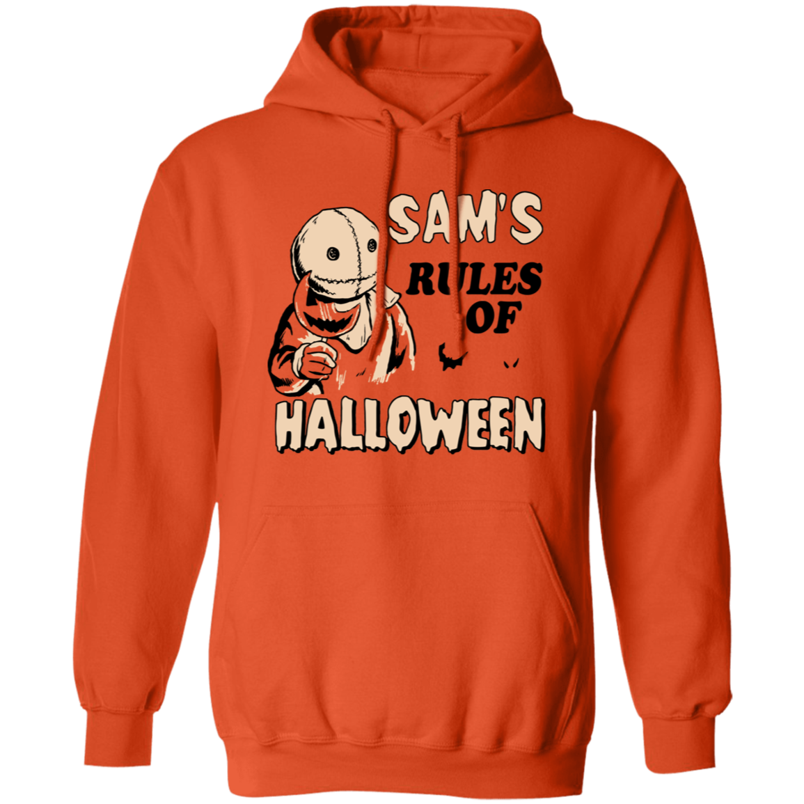 Trick ‘r Treat Sam’s Rules Of Halloween Vintage Gildan Pullover Hoodie