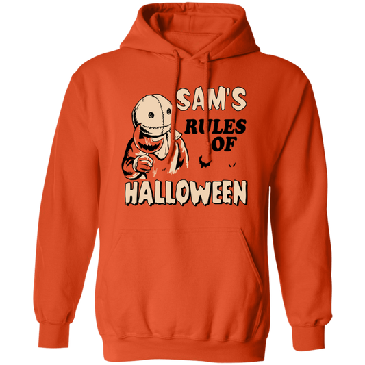 Trick ‘r Treat Sam’s Rules Of Halloween Vintage Gildan Pullover Hoodie