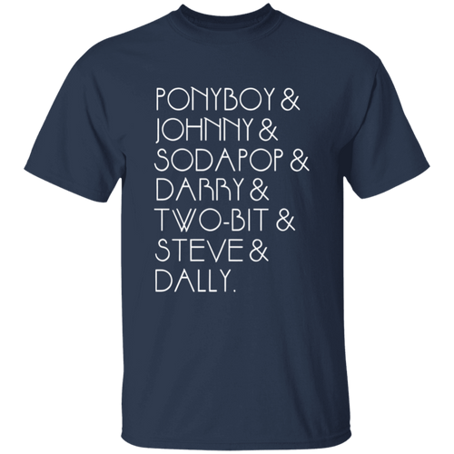 The Outsiders Shirt Characters Funny Literature Teacher Vintage T-Shirt - YOUTH