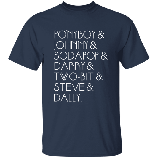 The Outsiders Shirt Characters Funny Literature Teacher Vintage T-Shirt - YOUTH