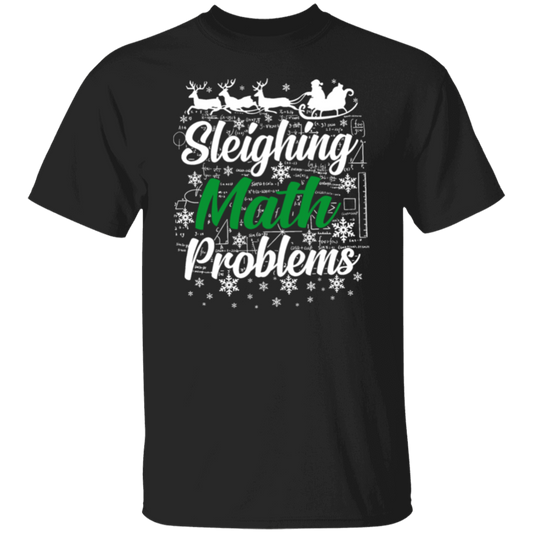 Sleighing Math Problems Teacher T-Shirt