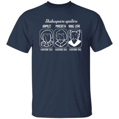 Shakespeare Spoilers Funny Literature Teacher Vintage T-Shirt